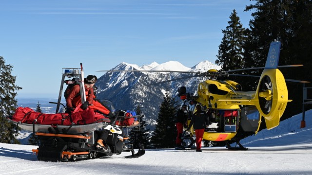 Bergwacht in Garmisch-Partenkirchen im Einsatz