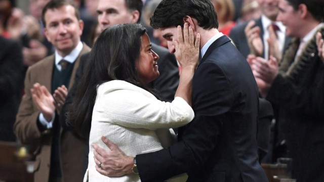 Justin Trudeau: Da verstanden sie sich noch prima: Jody Wilson-Raybould und Justin Trudeau.