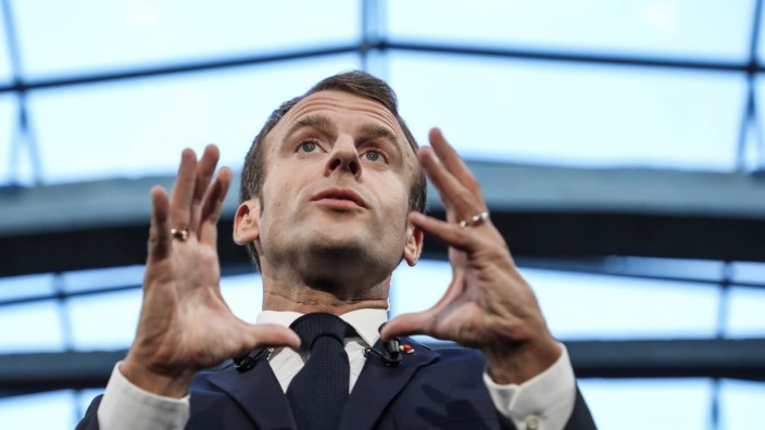 Macrons Brief an die Europäer: Frankreichs Präsident Emmanuel Macron