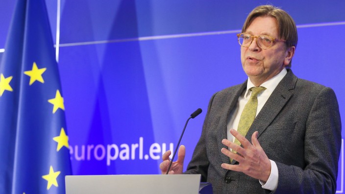 Brüssel: „Er hat recht“: Der Chef der europäischen Liberalen, Guy Verhofstadt, unterstützt die Vorschläge Emmanuel Macrons voll und ganz.