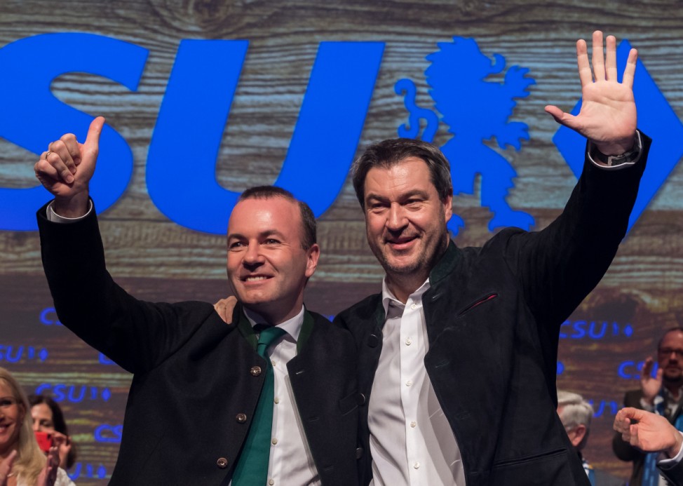CSU Markus Söder Manfred Weber Europawahl