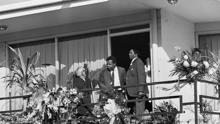 Spanische Literatur: Spielplatz der Zeitgeschichte, den Molina einarbeitet: Der Balkon des Lorraine Motels in Memphis, auf dem Martin Luther King Jr. erschossen wurde.