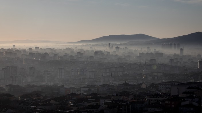 Türkei - Hauptstadt Istanbul im Nebel