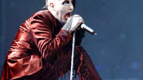 Marilyn Manson im Interview: In Aktion anlässlich der "Comet"-Verleihung in Köln: Brian Warner, besser bekannt unter seinem Künstlernamen Marilyn Manson.