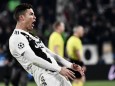 Cristiano Ronaldo bejubelt ein Tor im Champions-League-Spiel 2019 gegen Atlético Madrid