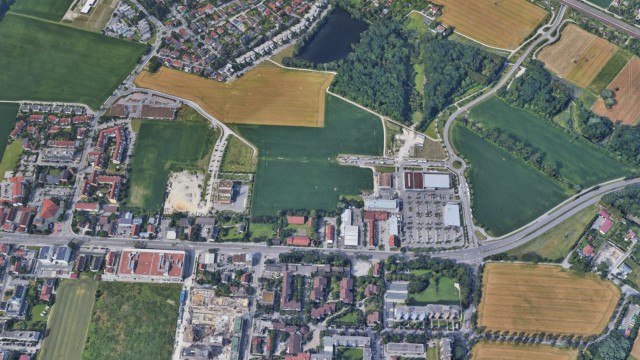 Aufstellungsbeschluss: Grundstückstausch am Ludl-Areal. Die Wohnungen sollen Richtung Heizkraftwerk verschoben werden, die Firma an die Münchner Straße.