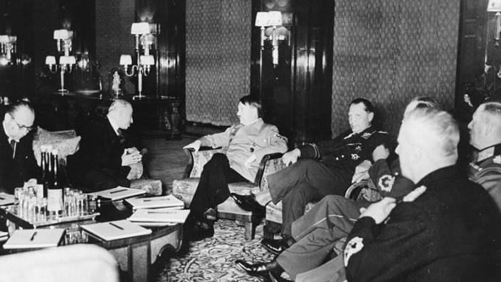 Berlin, Besuch Emil Hacha, Gespräch mit Hitler