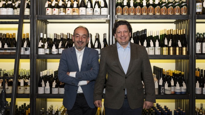 Gastronomie: Francesco di Carlo und Stephan Geisel bei der Eröffnung.