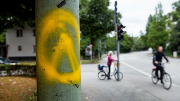 Schmierereien der Identitären Bewegung in München, 2016