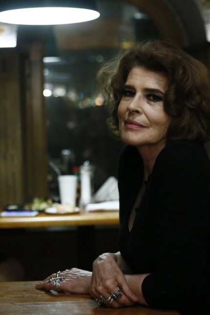 MOSCOW RUSSIA - JANUARY 26 2018 French actress and director Fanny Ardant at the Moscow premiere o