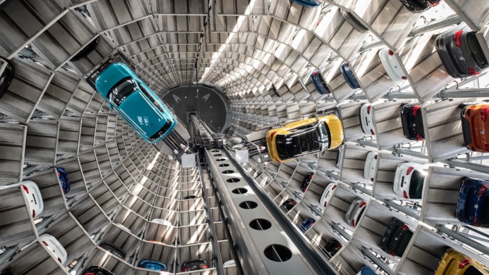 Autotürme der VW Autostadt
