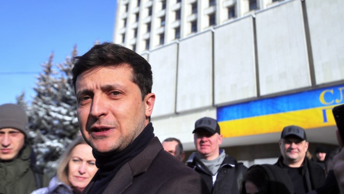 Wladimir Selenski kandidiert in der Ukraine