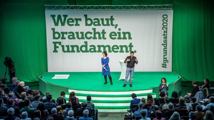 Grüne Grundsatzkonvent Baerbock Harbeck