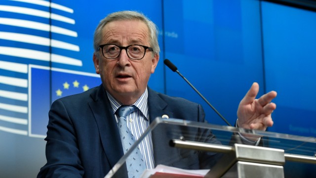 Werkstatt Demokratie: Jean-Claude Juncker, Präsident der Europäischen Kommission, im März 2019.