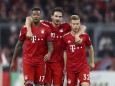 FC Bayern - Boateng, Hummels und Kimmich nach dem DFB-Pokalspiel gegen Heidenheim