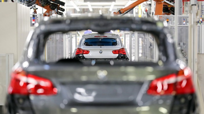 Produktion im BMW-Werk Leipzig
