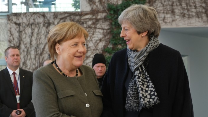 Theresa May Meets With Angela Merkel In Berlin Ahead Of EU Summit