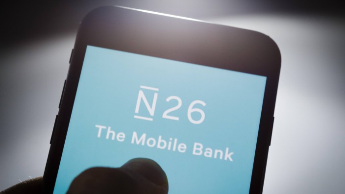 Das Logo der N26 Bank GmbH wird auf einem Smartphone angezeigt Berlin 11 01 2019 Berlin Deutschl