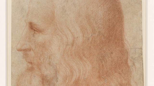 Menschheitsgeschichte: Der Maler Francesco Melzi hatte seinen guten Freund da Vinci nach dessen Tod gezeichnet. Das Bild diente den Forensikern als Vorlage.