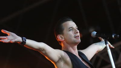 "Depeche Mode" im Olympiastadion: Dave Gahan im Münchner Olympiastadion.