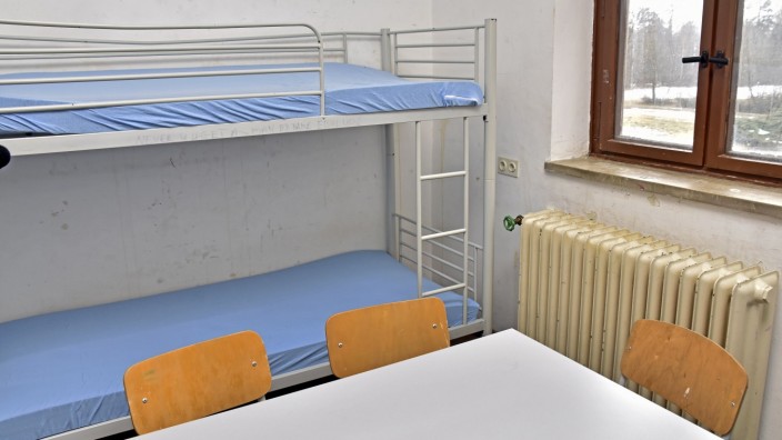 Asylbewerber: Die Personen in der Unterkunft sind in Mehrbettzimmern untergebracht.
