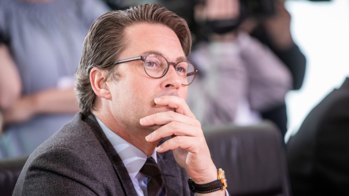 Andreas Scheuer (CSU) 2019 im Kanzleramt