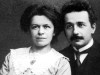 Albert Einstein mit seiner ersten Ehefrau Mileva Maric, 1910