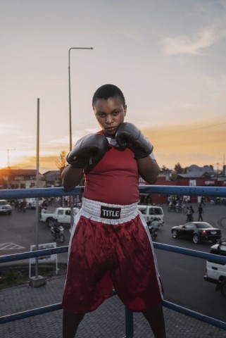 Boxing Agaist Violence: The Female Boxers Of Goma.; Alessandro Grassani