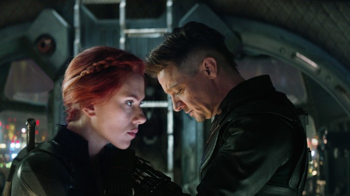 "Avengers"-Filmreihe: Scarlett Johansson (l.) als Natasha Romanoff in "Avengers: Endgame".