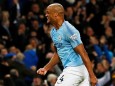 Man City - Vinzent Kompany nach einem Tor 2019 gegen Leicester City