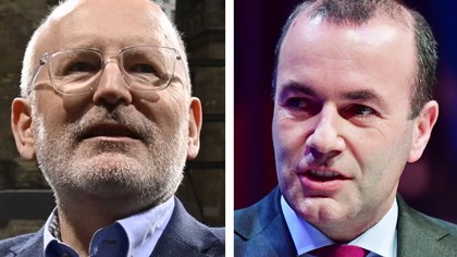 TV-Duell zur Europawahl im Relive: Frans Timmermans und Manfred Weber
