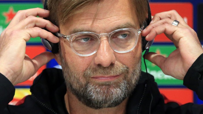 FC Liverpool - Trainer Jürgen Klopp bei einer Pressekonferenz