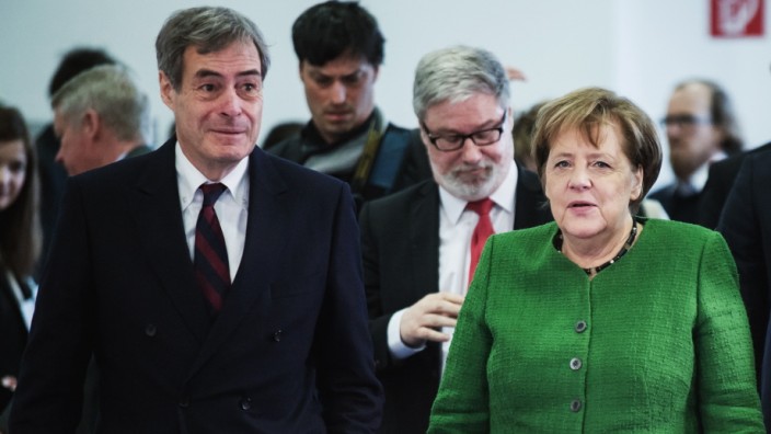 Spitzengespräch der Deutschen Wirtschaft mit Merkel
