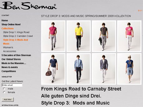Liam Gallagher, Designer, Mode, Pretty Green, Oasis; Screenshot: Ben Sherman