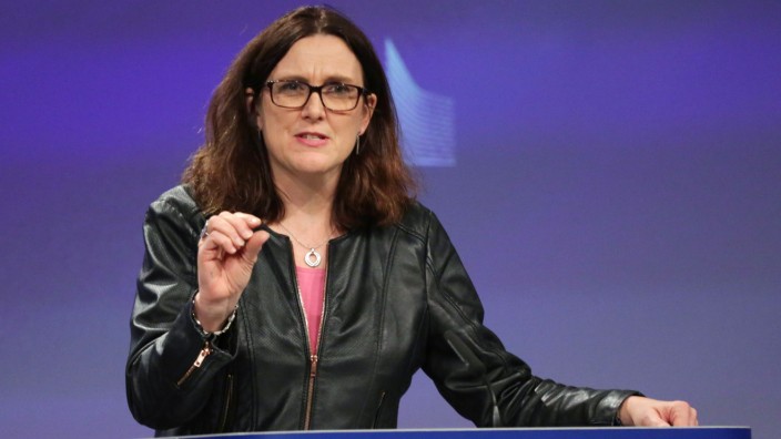 EU-Handelskommissarin: EU-Handelskommissarin Cecilia Malmström.