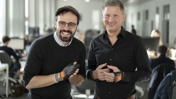 Vom Start-up zur Firma: Thomas Kirchner, einer der Gründer (links), und Vorstandschef Andreas König.