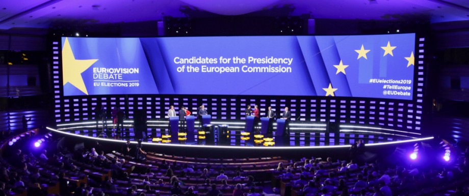 Europawahl: Debatte der Spitzenkandidaten im europäischen Parlament