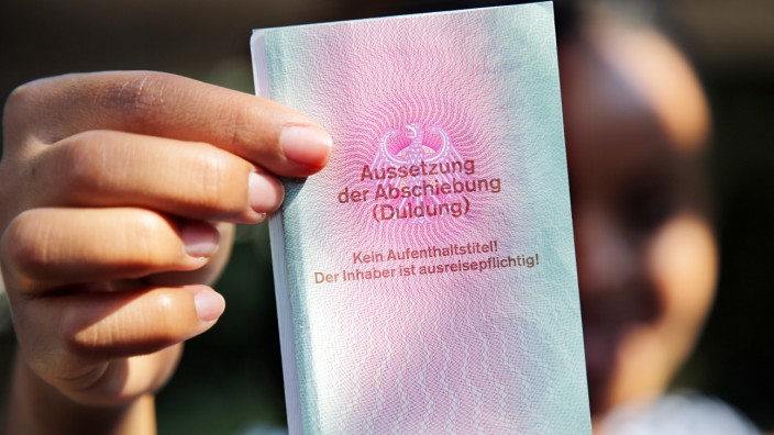 Ausweis für Flüchtlinge, die in Deutschland geduldet werden
