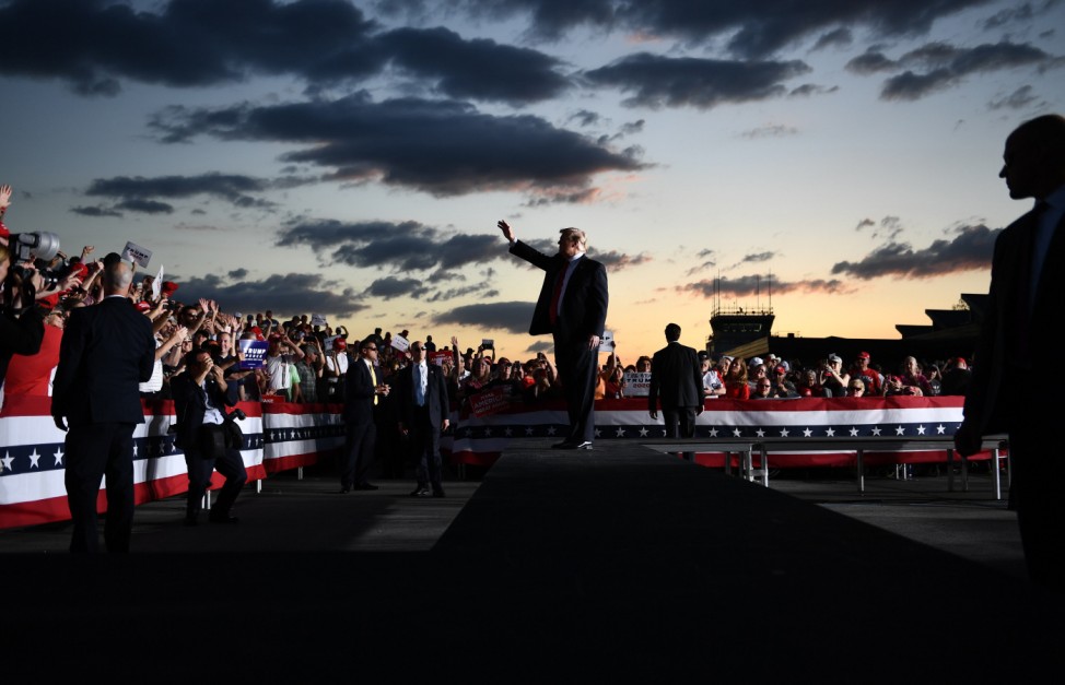 US President Donald Trump Travels to Montoursville, Pennsylvania