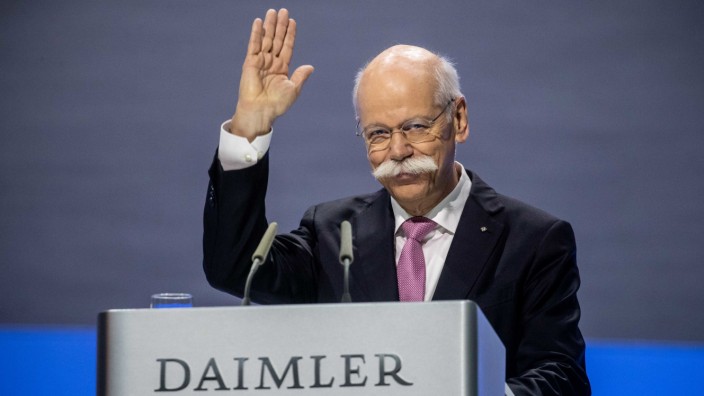 Dieter Zetsche auf einer Daimler-Hauptversammlung