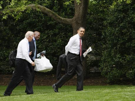 Obama bringt Burger nach Hause