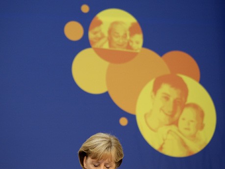 Angela Merkel macht Redepause