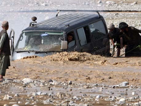 Heftiger Regen in Afghanistan