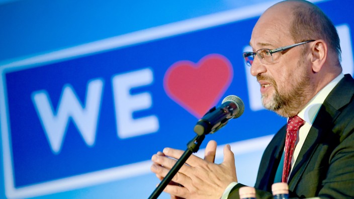 Martin Schulz (SPD) während des Europawahlkampfs 2019