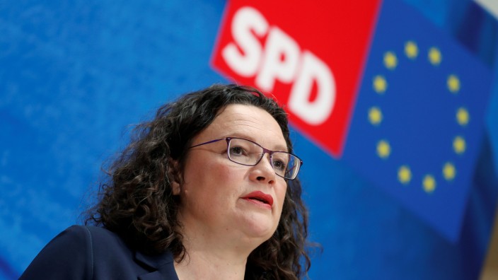 SPD party news conference following the European Parliament election results, in Berlin