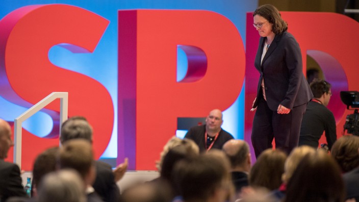 Nahles tritt vom SPD-Partei- und Fraktionsvorsitz zurück