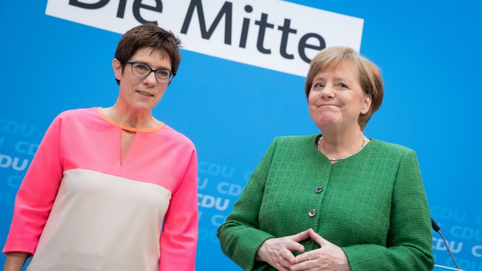 Merkel und Kramp-Karrenbauer
