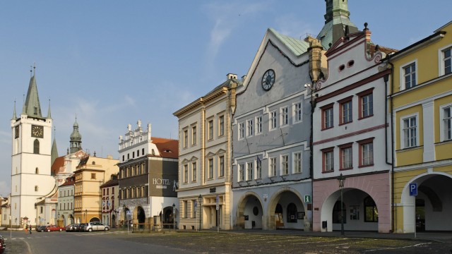 Die Altstadt von Litoměřice, vormals Leitmeritz.