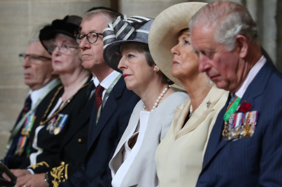 British Royal Legion Holds D-Day 75th Anniversary Ceremonies In Normandy