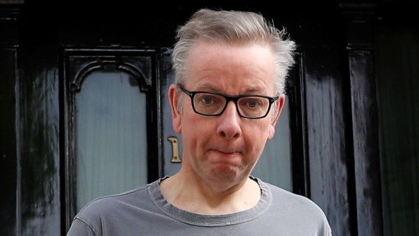 Britain's Secretary of State for Environment, Food and Rural Affairs Michael Gove leaves his home in London
